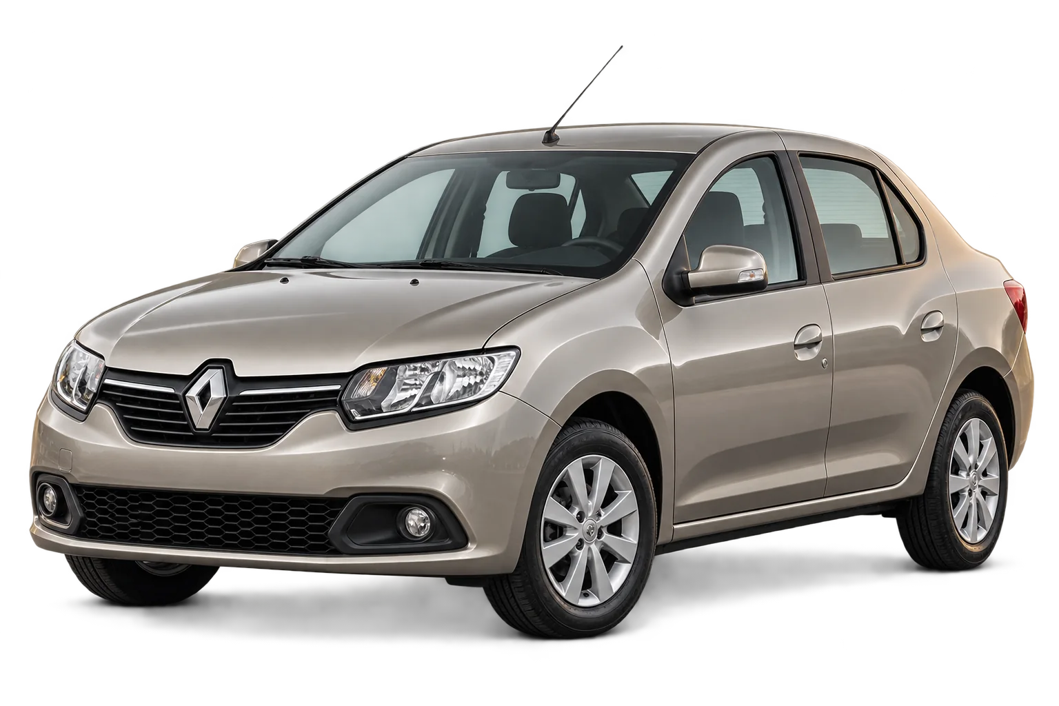 Renault Logan — студийная иллюстрация
