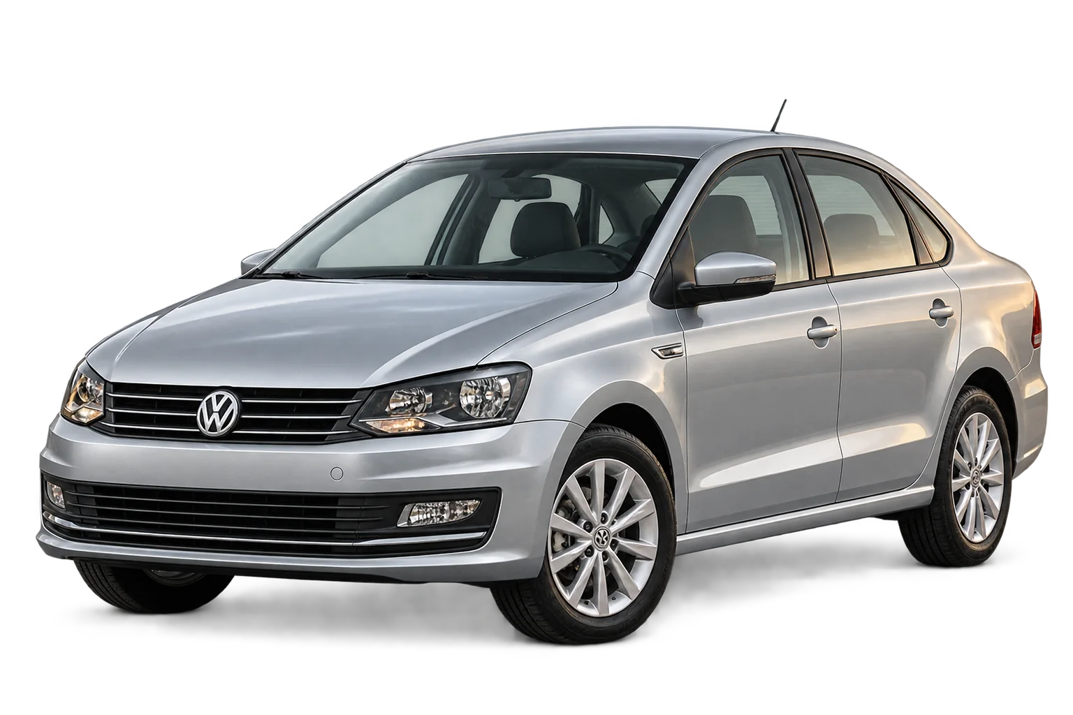 Volkswagen Polo — студийная иллюстрация