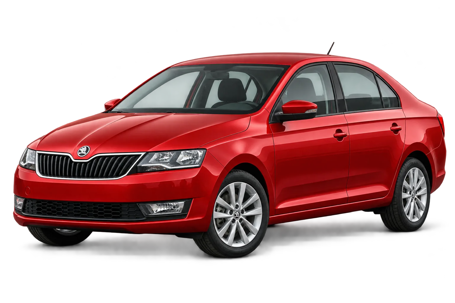 Škoda Rapid — студийная иллюстрация