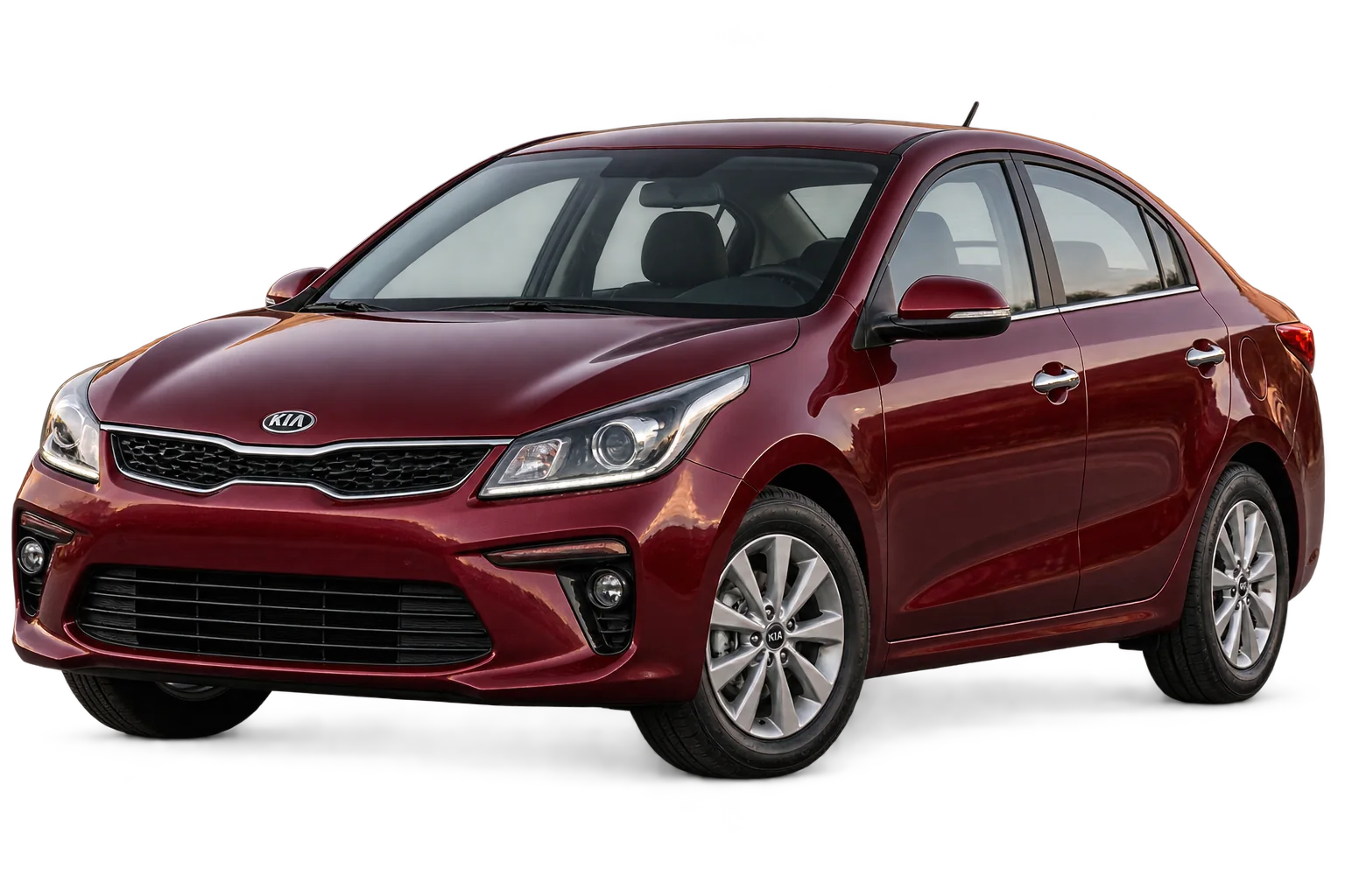 Kia Rio — студийная иллюстрация